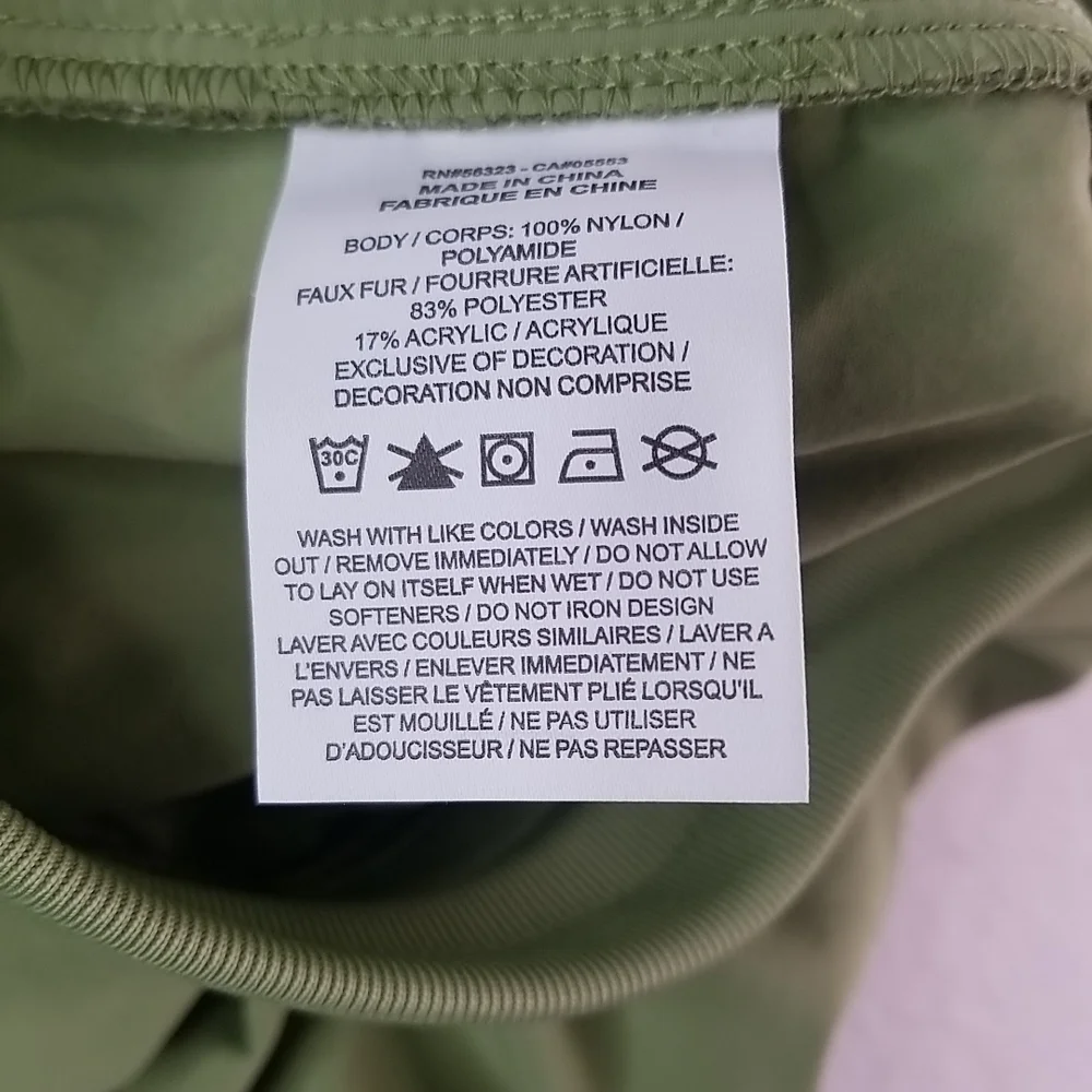 Nike Women High Waisted Joggers Olive Green Pocket Sweatpants Athletic M